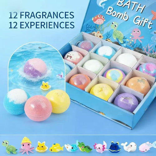 12 Bath bomb set