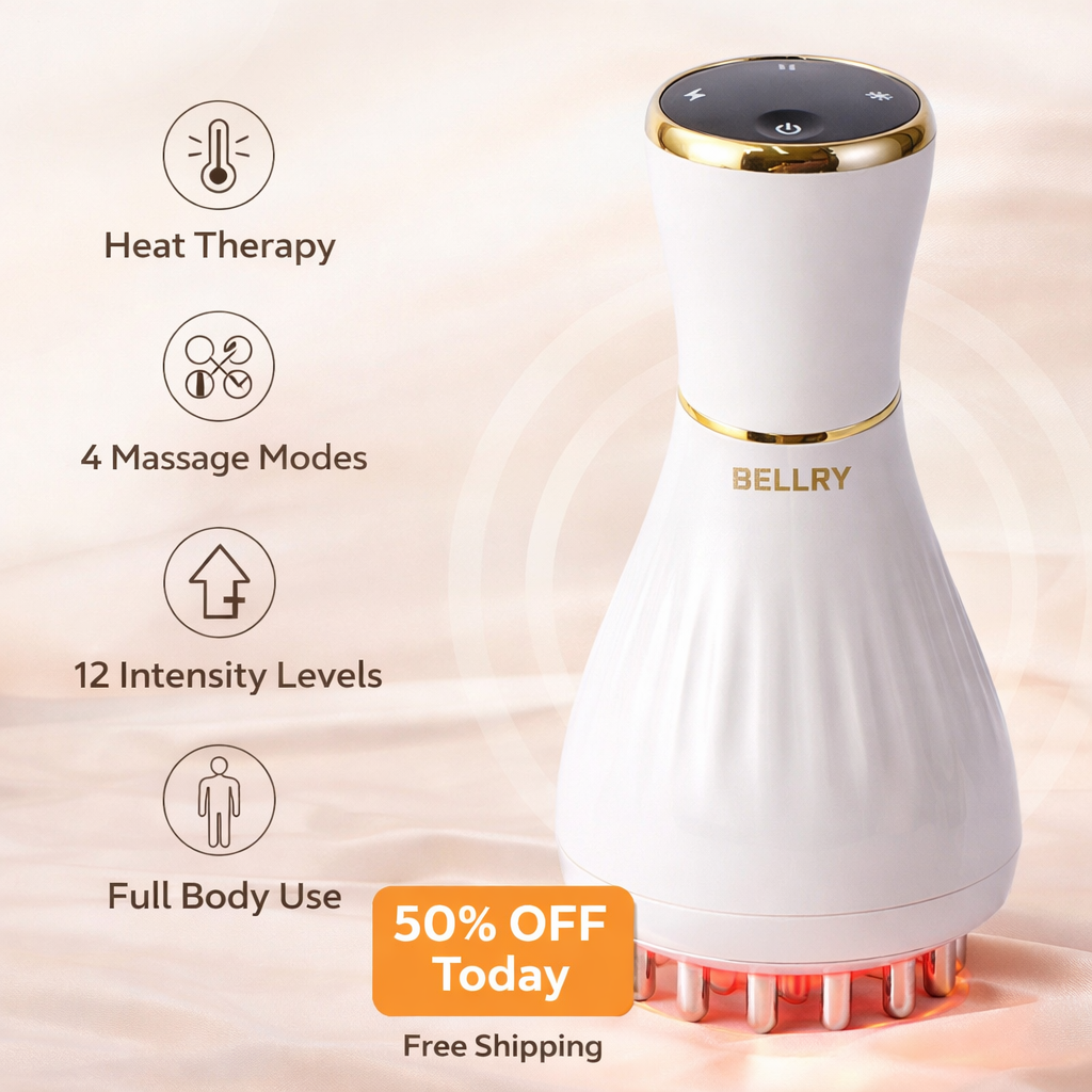 Handheld Full Body Lymphatic Massager with Heat Vibration