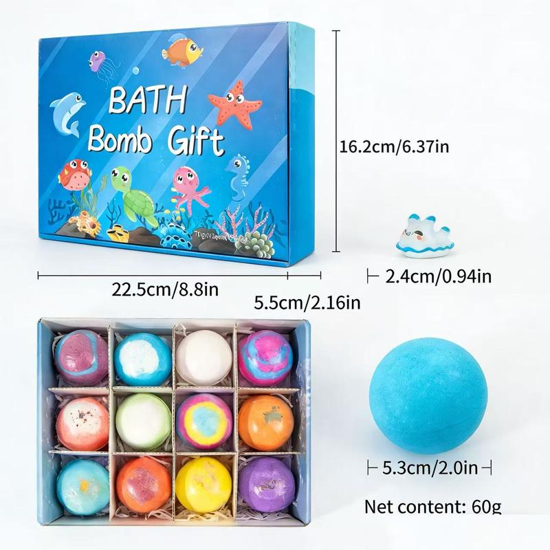 12 Bath bomb set