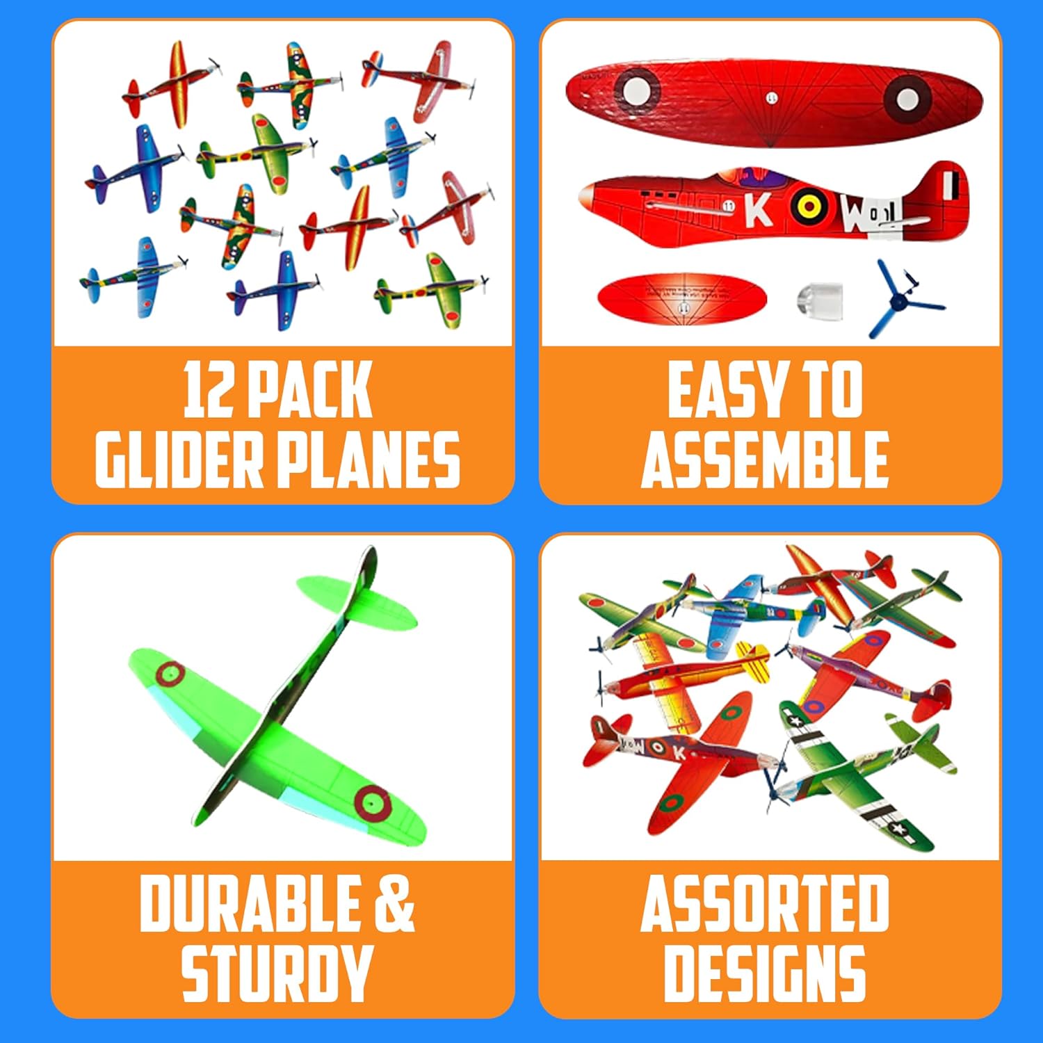 Perfect Glide | Glider Planes  12-Pack