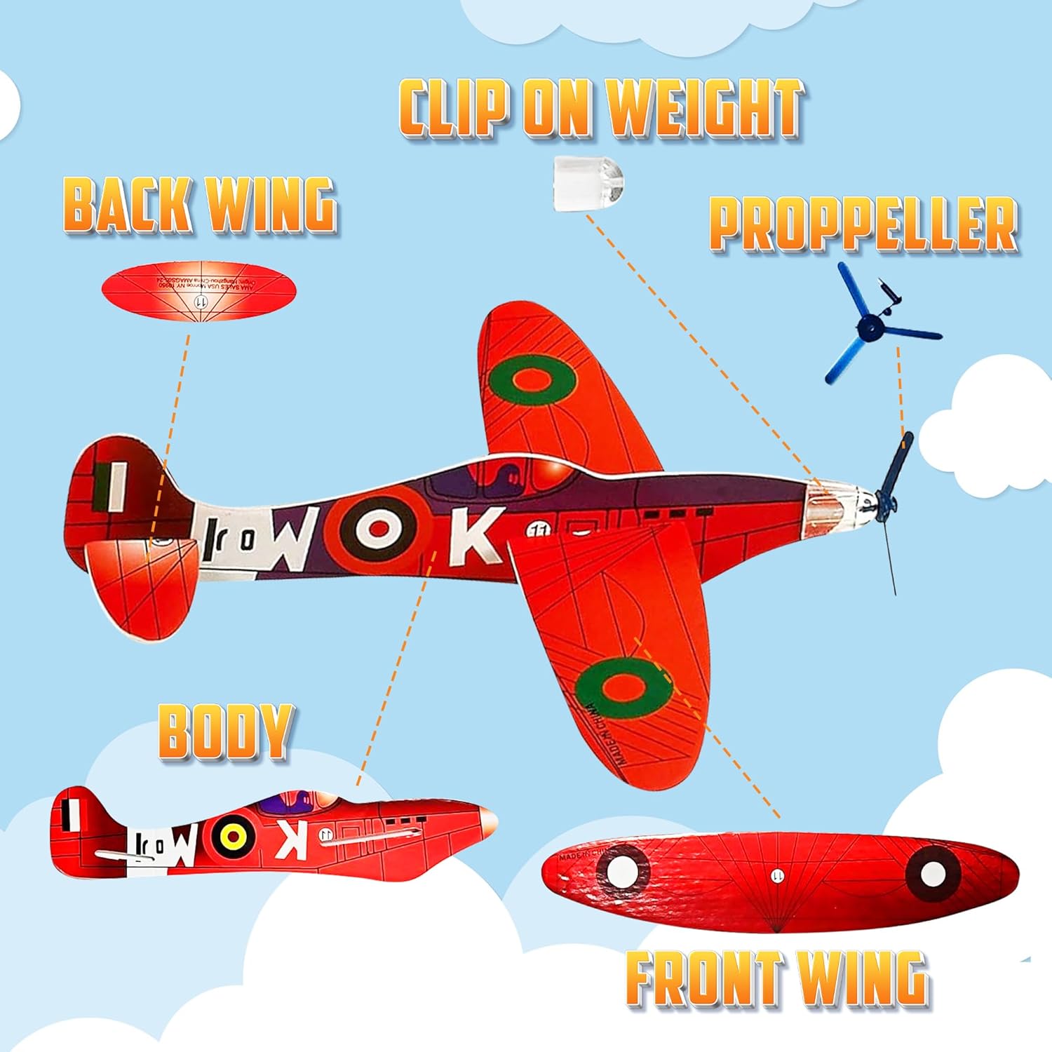 Perfect Glide | Glider Planes  12-Pack