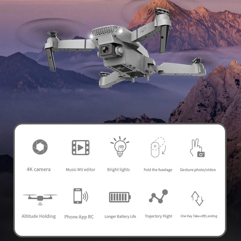 2024 New E88 Pro WIFI FPV Drone Wide Angle