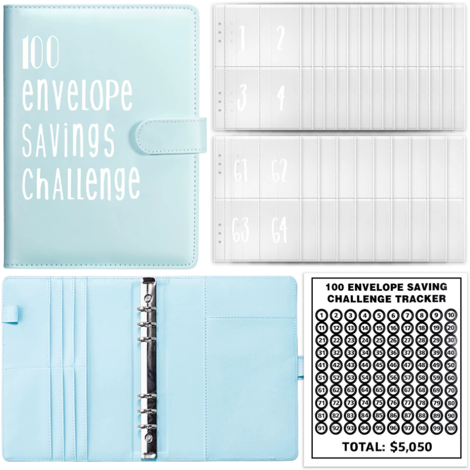 100 Envelope Savings Challenge Book