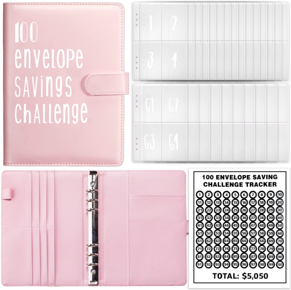 100 Envelope Savings Challenge Book