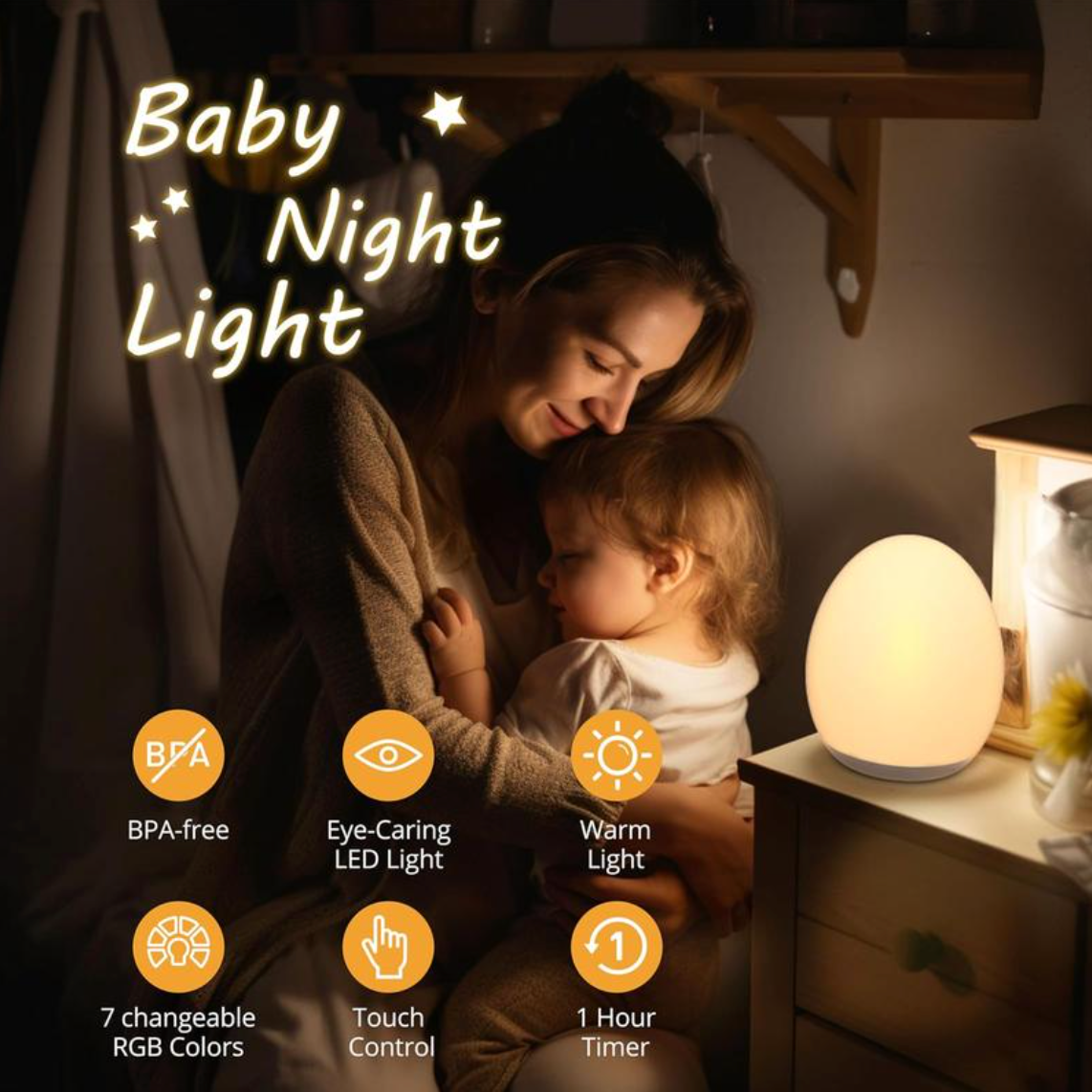 Bellry Egg Night Light