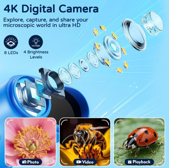 1000X Handheld Explorer Microscope For Kids