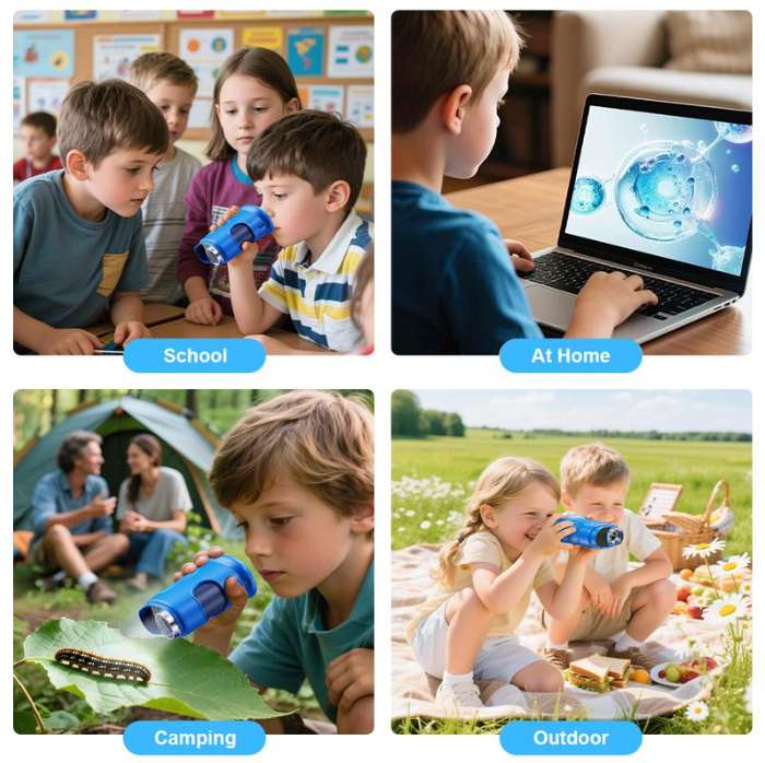 1000X Handheld Explorer Microscope For Kids