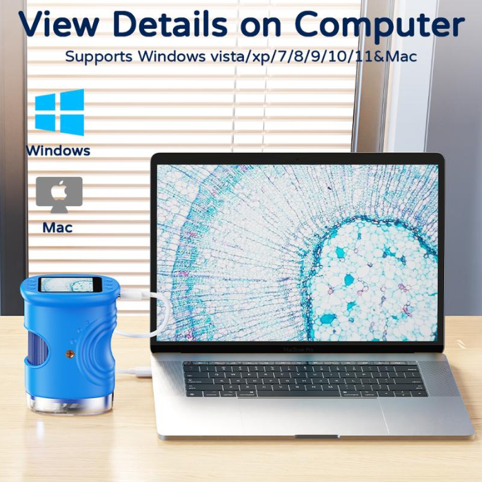 1000X Handheld Explorer Microscope For Kids