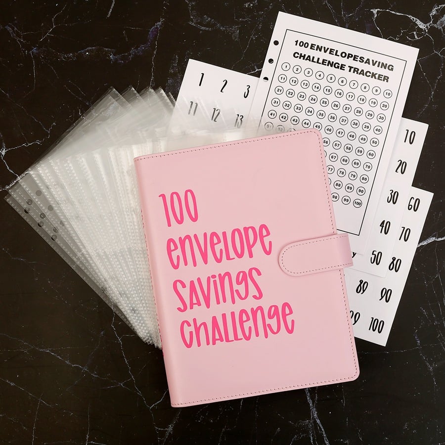 100 Envelope Savings Challenge Book