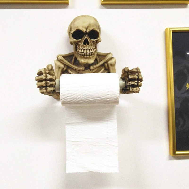 Skeleton Toilet Paper Holder