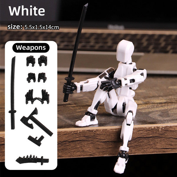 3D Printed Shapeshift Robot, Multi-Jointed Movable Figure Toy for Kids, Adults & Creative Play, Perfect Gift Idea