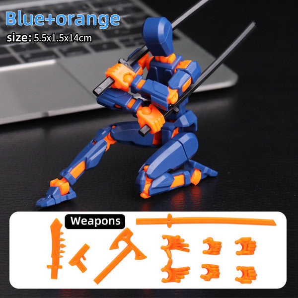 3D Printed Shapeshift Robot, Multi-Jointed Movable Figure Toy for Kids, Adults & Creative Play, Perfect Gift Idea