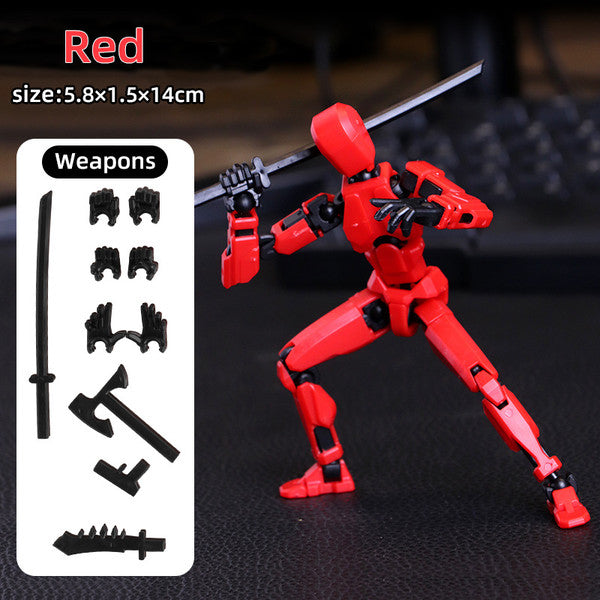 3D Printed Shapeshift Robot, Multi-Jointed Movable Figure Toy for Kids, Adults & Creative Play, Perfect Gift Idea