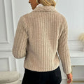 Autumn Winter Long Sleeve Slim Casual Cardigan Coat for Women
