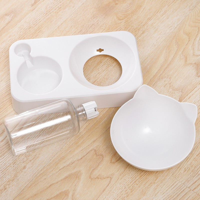 Pet Feeding Double Bowl